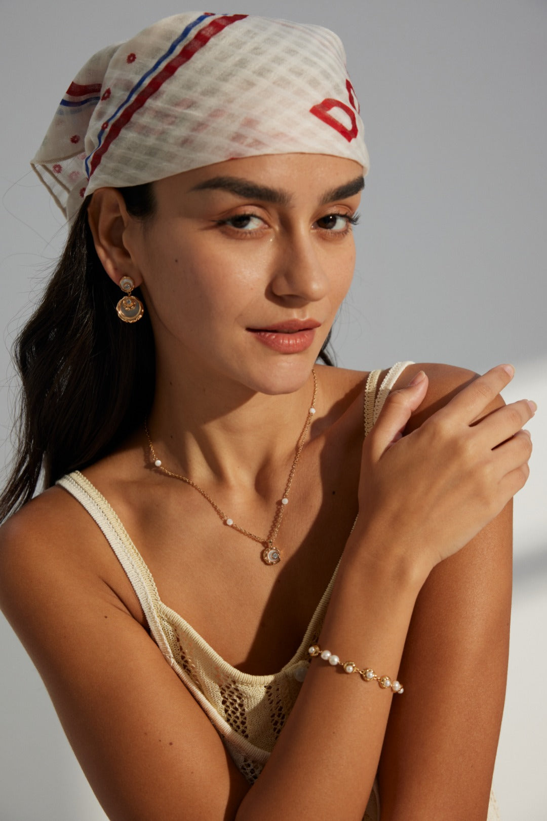 Gilded Holy Ring·Pearl Bracelet|Feminine Charm, Confidence and Healing