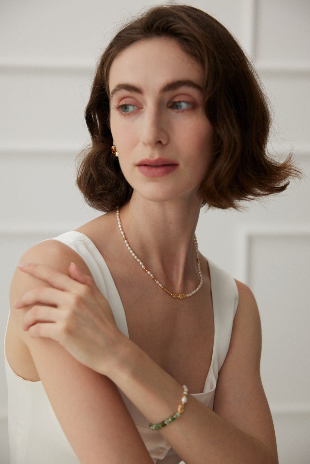 The Glory of the Nile·Long Pearl Necklace｜Feminine Charm, Nourishing and Healing
