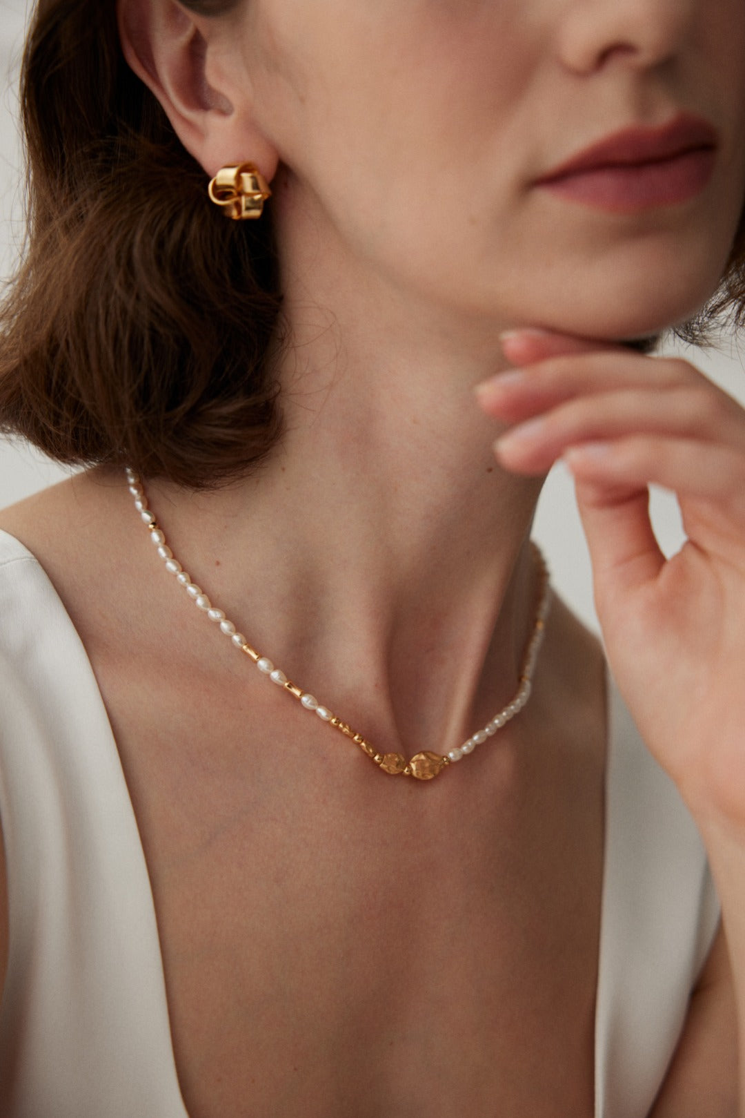 The Glory of the Nile·Long Pearl Necklace｜Feminine Charm, Nourishing and Healing