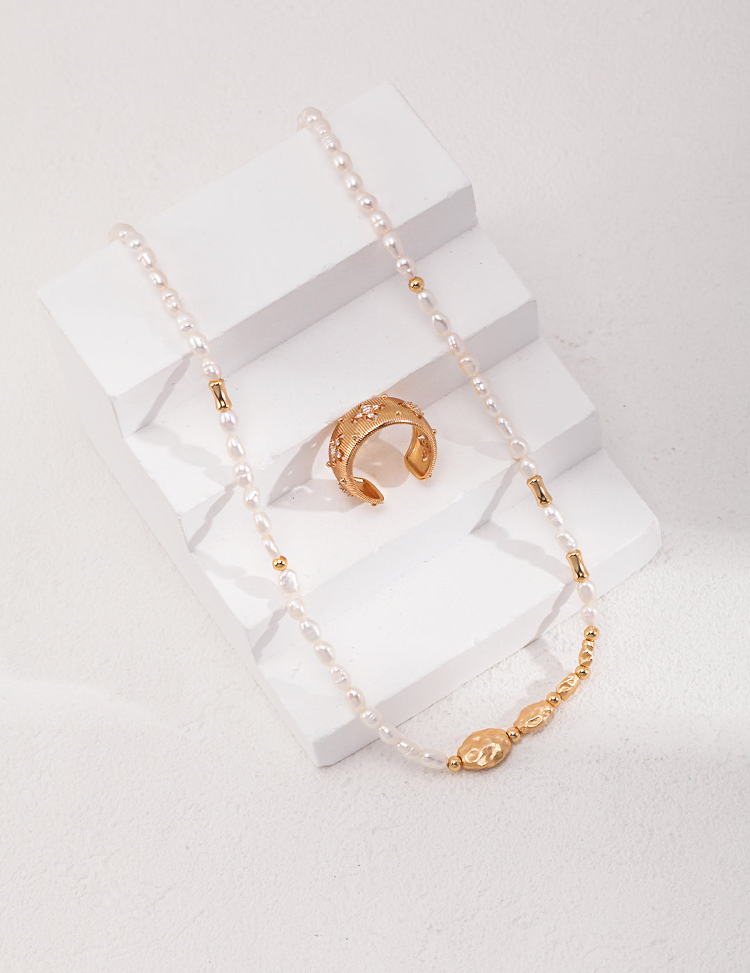 The Glory of the Nile·Long Pearl Necklace｜Feminine Charm, Nourishing and Healing