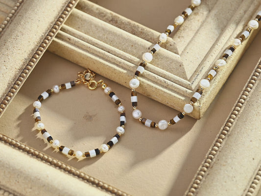 Château Lumière Tiger Eye Pearl Bracelet｜Feminine charm, self-confidence healing